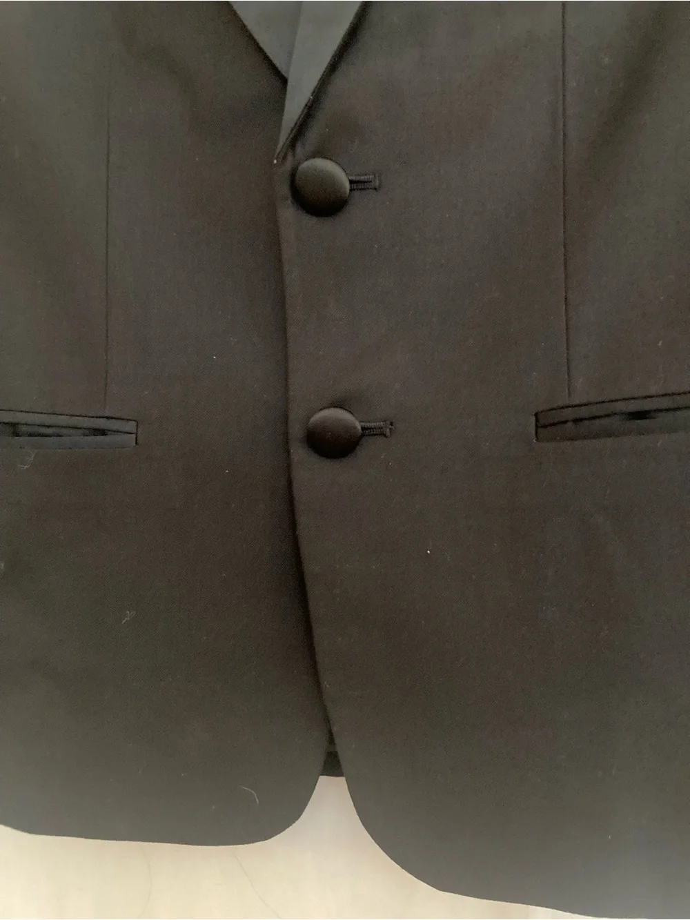 Calvin Klein Black Tuxedo Blazer & Trousers Size 10